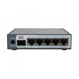Mikrotik hEX S E60iUGS 5xGiG 1xPoE-out 1x2.5G SFP Router (Level 4)