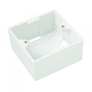 White Wall Box for Outlets 80 x 80 x 41mm