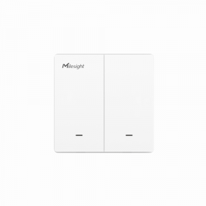 Milesight WS502-868M-2W-W11-EU IoT LoRaWAN Wall Switch (2-wire, 2-button)