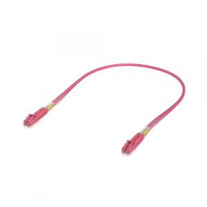 Ubiquiti UACC-OFC-M2-LULU-0.5M-50 OM4 Duplex LC UPC Fiber Patch Cable 0.5m (50-Pack)