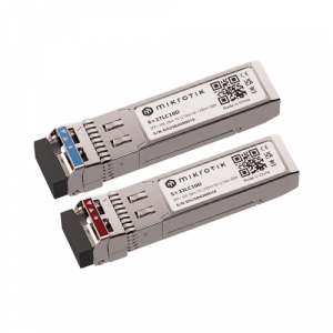 Mikrotik S+2733LC10D Single-Mode 10km 10G WDM Pair of SFP+ Optical Modules