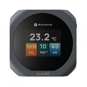 Mikrotik CLAIRÉ Lite IAQM-THC2V-G Air Quality Monitor (Grey)