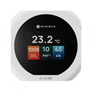 IAQM-THC2PV-W MikroTik CLAIRÉ IAQM-THC2PV-W Αισθητήρας ποιότητας αέρα Indoor Air Quality Monitor Εξοπλισμός IoT MikroTik