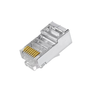 RJ45 connector Cat.6 8P8C pass through shielded